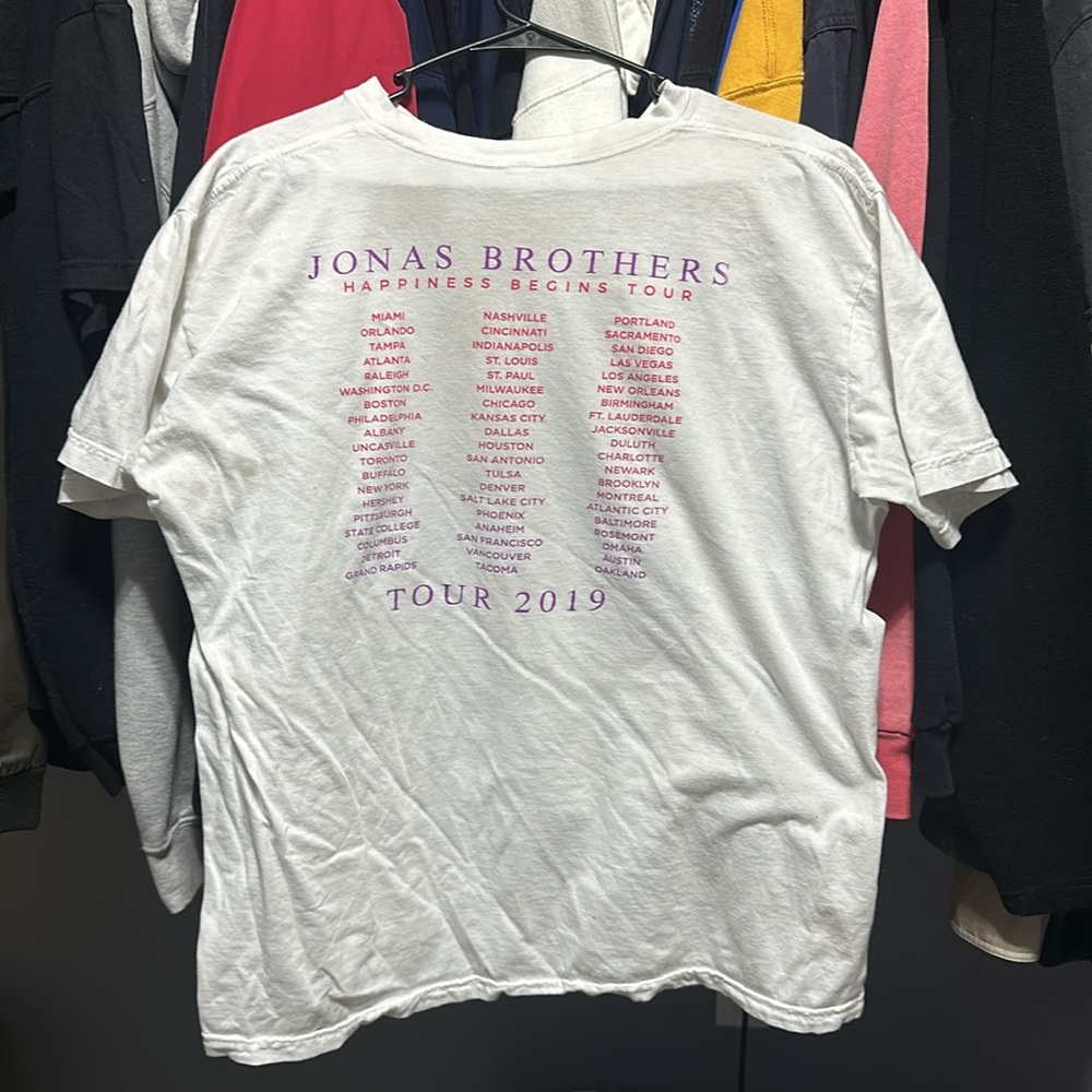 Jonas brothers Happiness Begins 2019 Tour T-Shirt - Picture 4 of 6